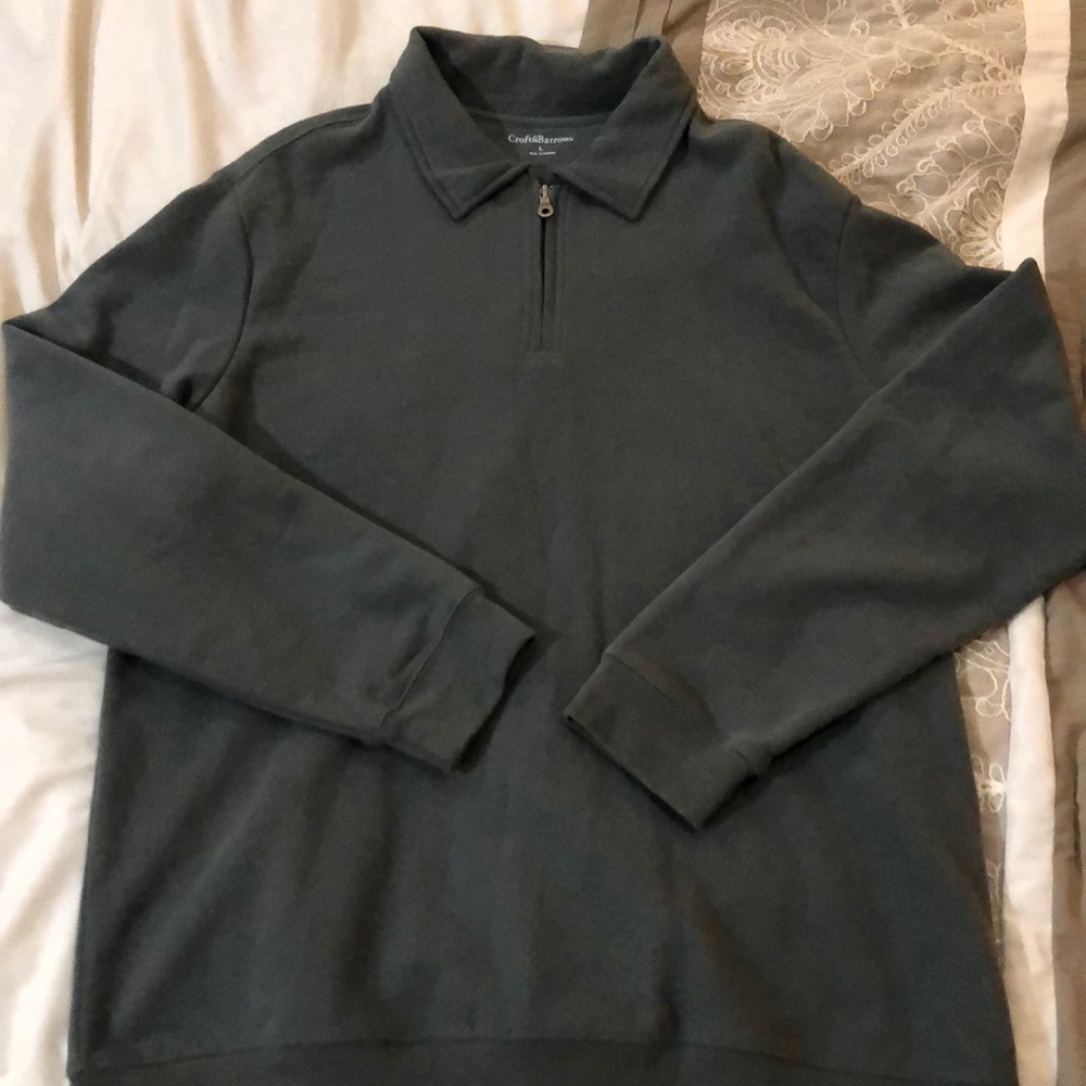 Croft and barrow 1/4 zip pull over